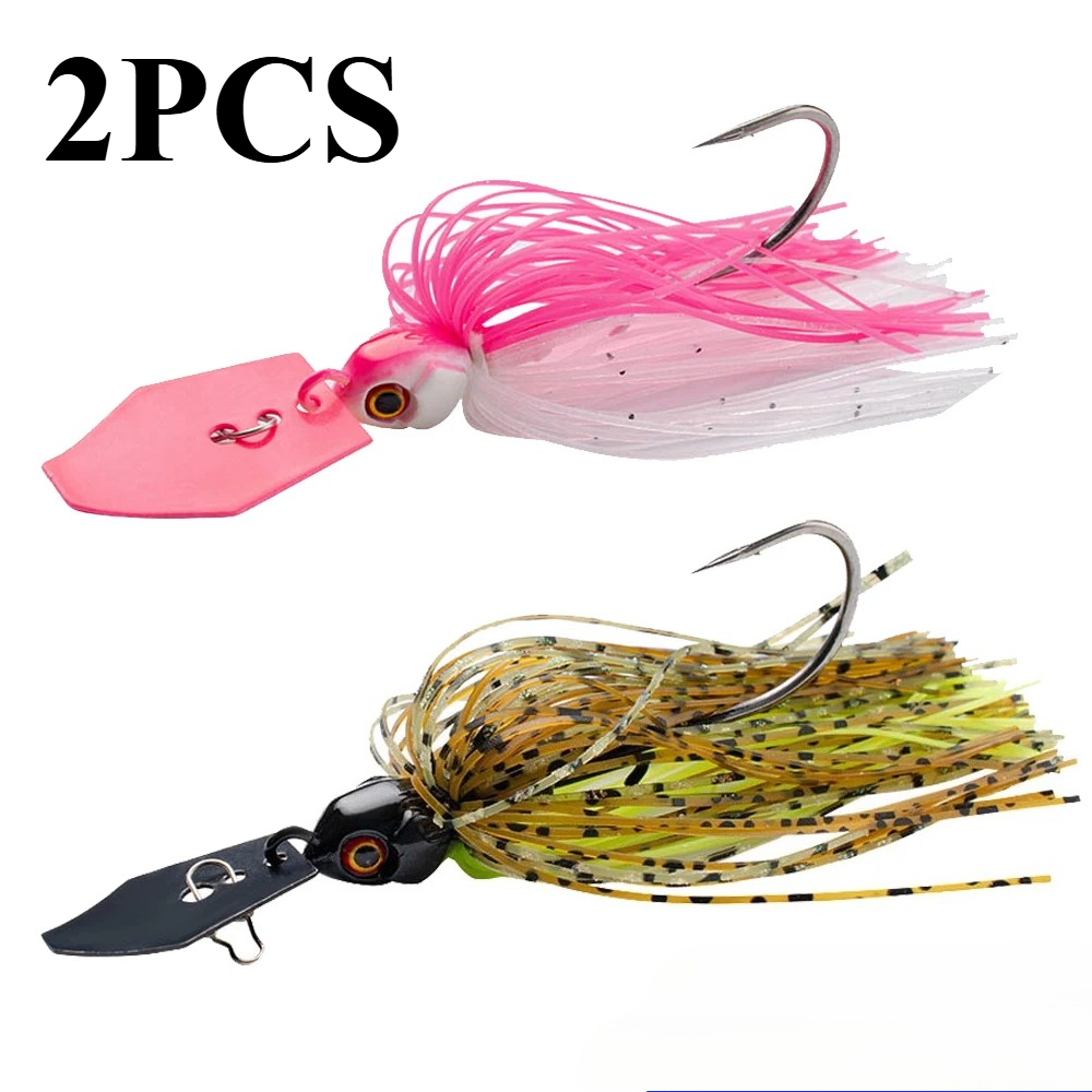 2Pcs Spinner Bait 7g/9g/12g/14 - đánh giá và giá Fishing Hook Weedless