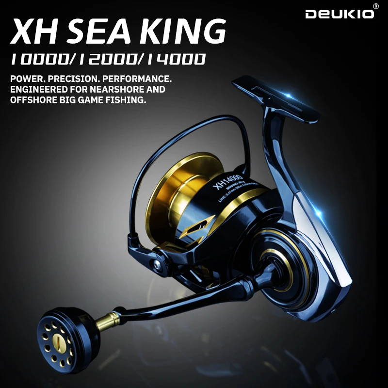 DEUKIO Long Cast Spinning Reel - đánh giá và giá Abu Garcia Reel Max